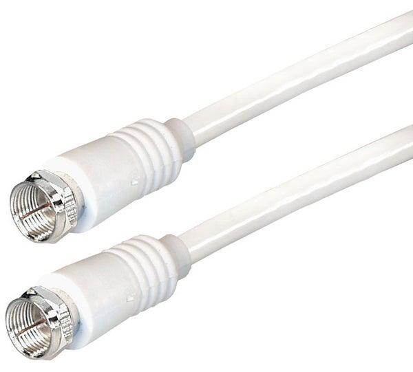 100 Hz TV-antennijohto 5m F-uros liittimill&auml;